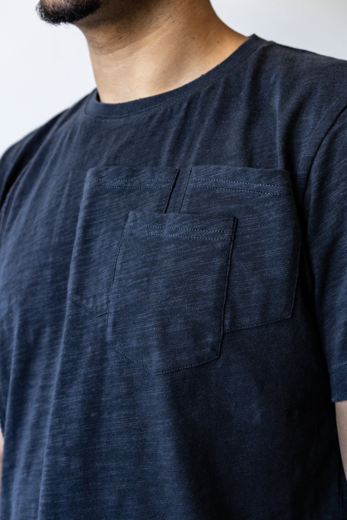 Triple Pocket Tee - Charcoal