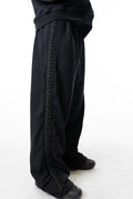 Black Braided Sweats