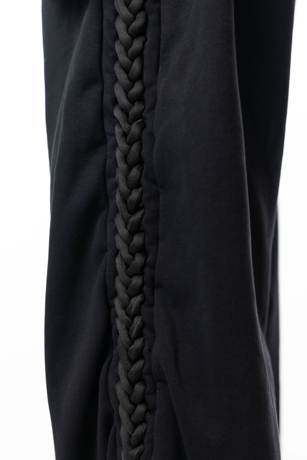 Black Braided Sweats