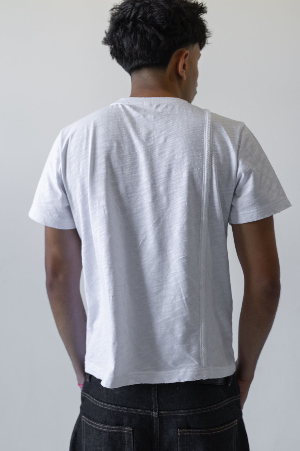 Triple Pocket Tee - White